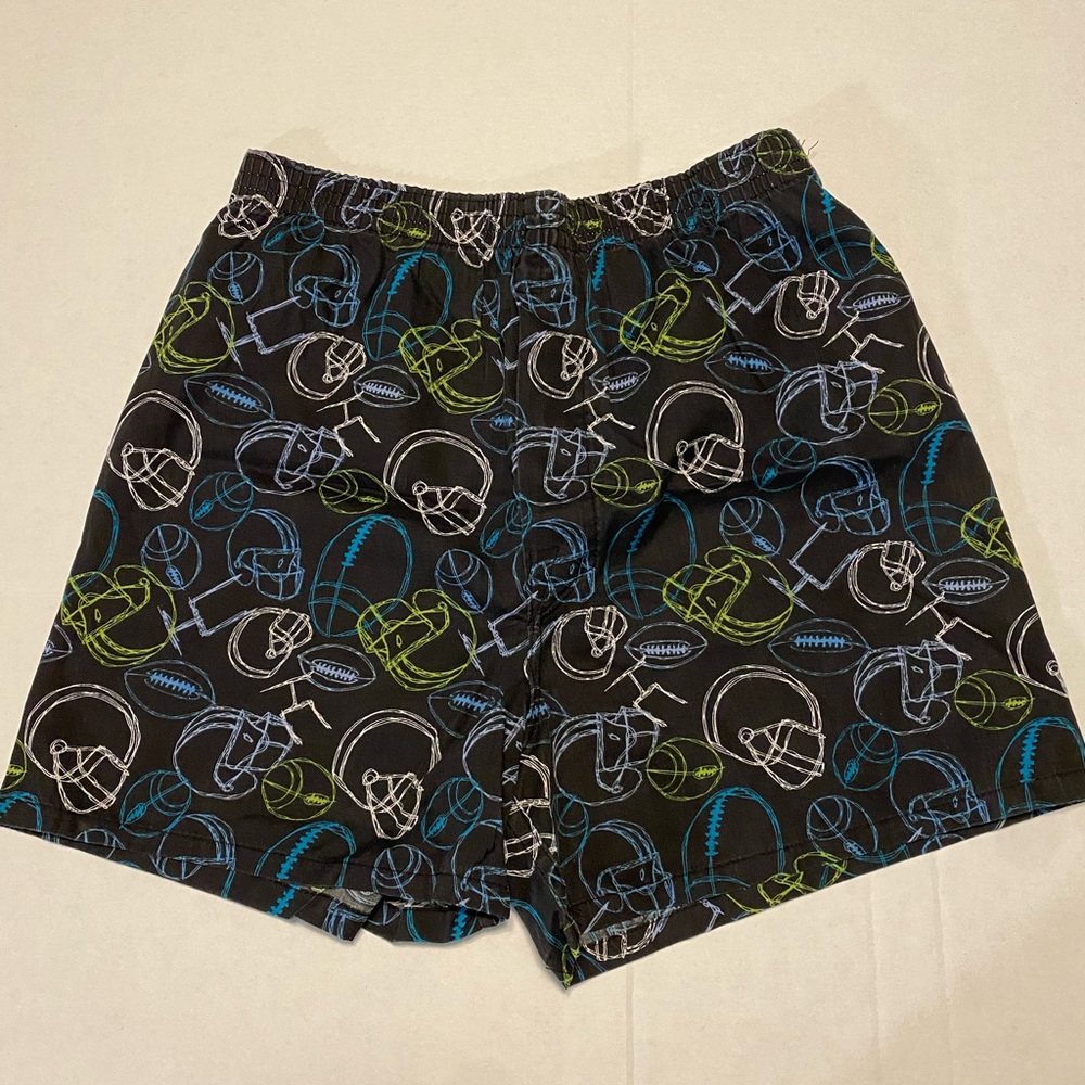 Arizona Jean Company Kids Black Sports Print Shorts